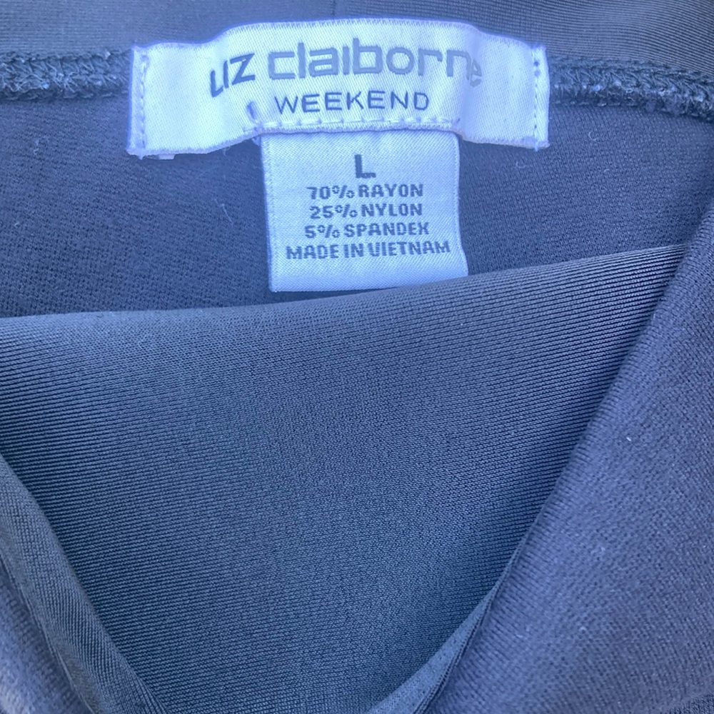 Liz Claiborne Black stretch pants